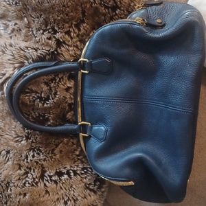 J Crew large leather tote